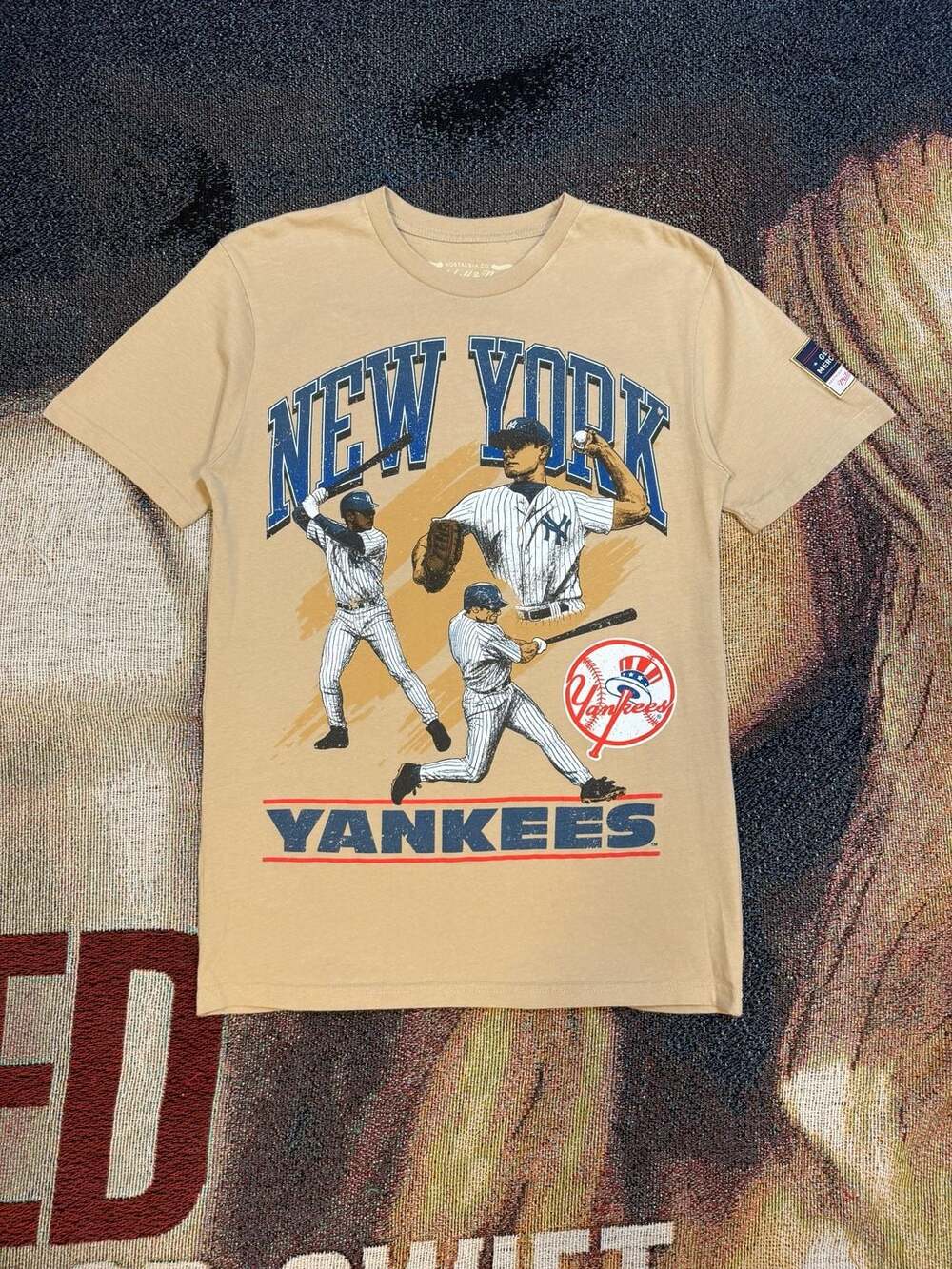 Mitchell & Ness New York Yankees Graphic Print T-Shirt